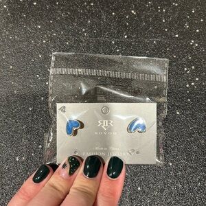 Blue heart 💙 studs